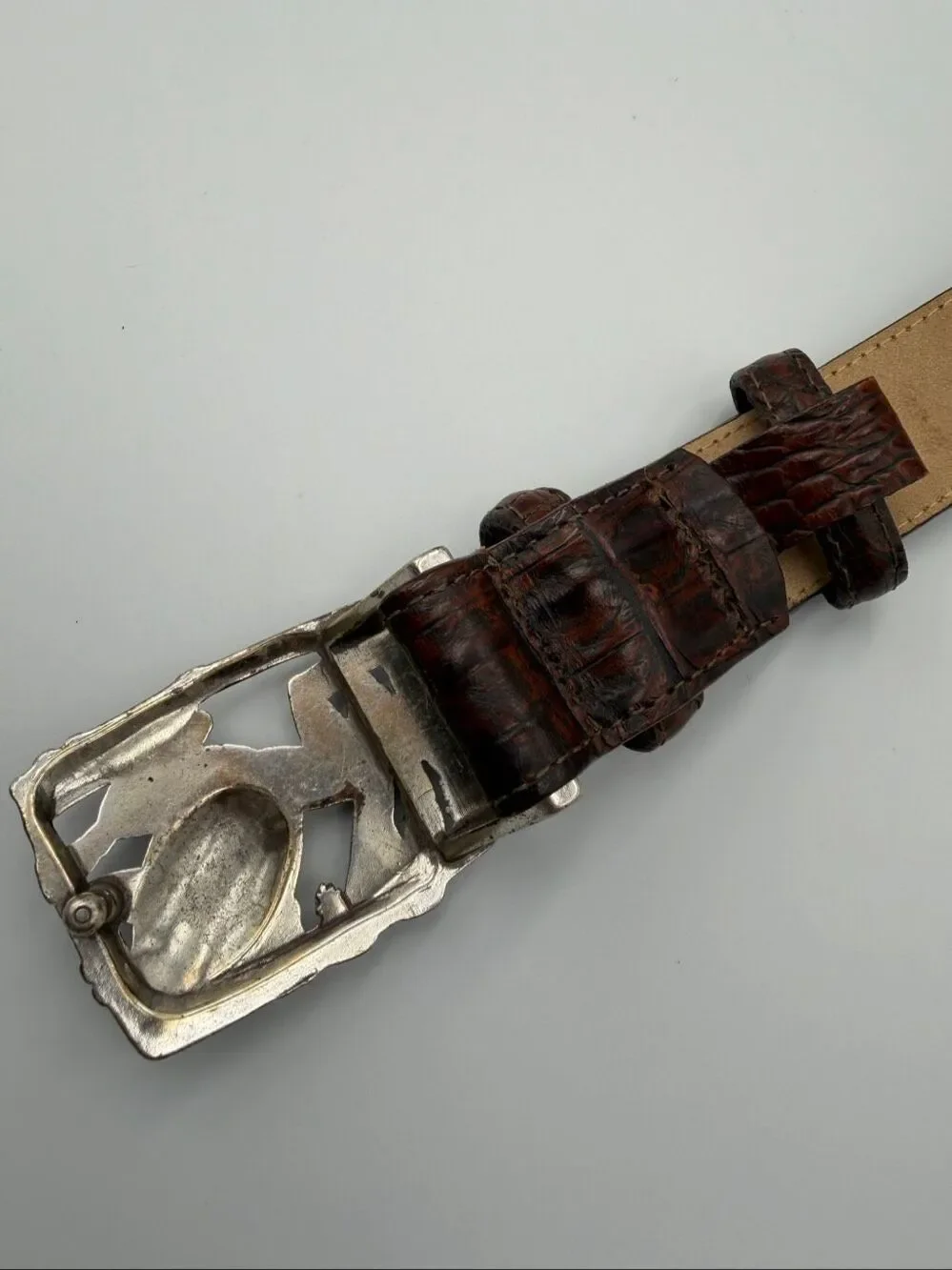 Brighton brown croc